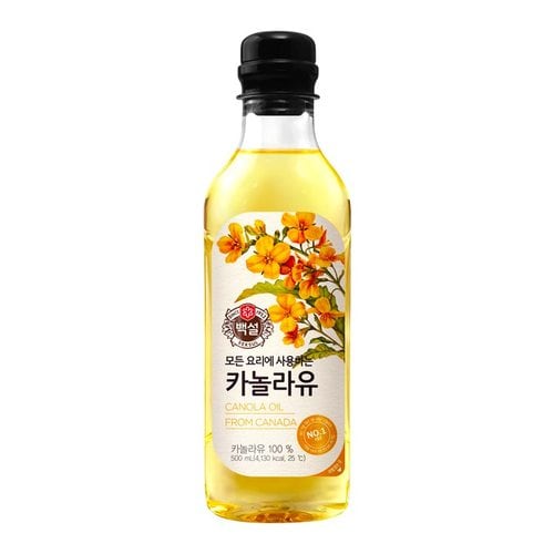 [CJ직배송] 카놀라유 500ML x 6