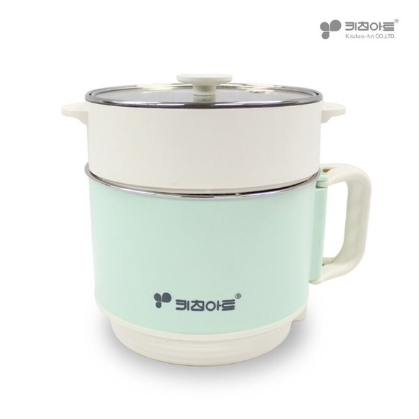 오브제 일렉 멀티쿠커 1.5L(찜기포함) 전기포트 전기찜포트