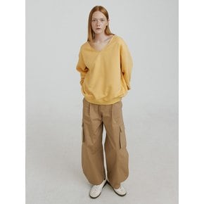 LUCAS pocket detail round pants [brown]