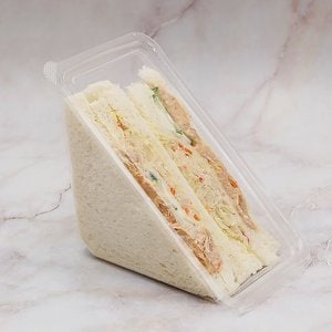 이룸팩 샌드위치케이스 100개 투명 샌드위치포장용기 친환경 생분해성