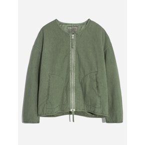 PADDED CARDIGAN_OLIVE