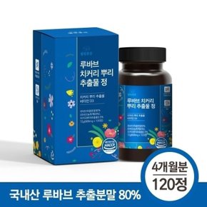 웰빙곳간 루바브 치커리 뿌리 추출물 정 120정 (2개)