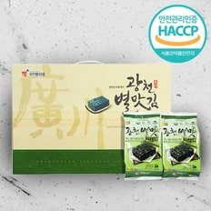 [웰굿]HACCP 광천 파래김 선물세트 3호(식탁용김24봉)