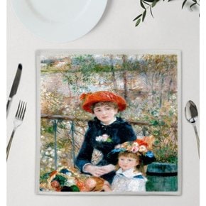 예술작품 1인용 식탁 테이블 매트 소형 20x20/20x30 오귀스트 르누아르 138Picture