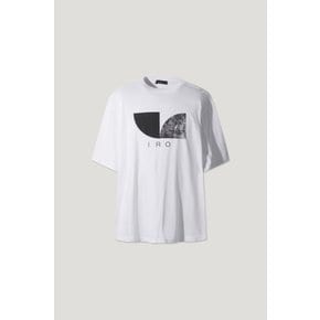 [파주점] 이로 남성 OURI 오버핏 로고 티셔츠 IRTAM24002WHX