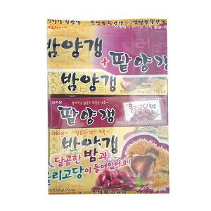 크라운 밤양갱+팥양갱 500g x 2개 연양갱 사탕대량구매 어르신간식 부드러운간식 달콤스틱