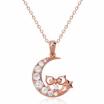 메리그린 크리스틴 아울 패션 목걸이