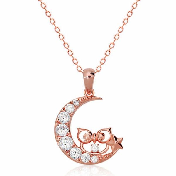 크리스틴 아울 패션 목걸이