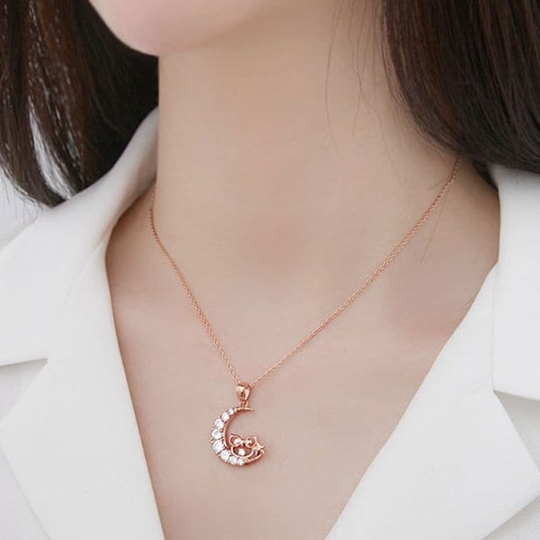 크리스틴 아울 패션 목걸이