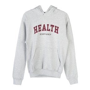 HEALTH IVY HOODIE HEATHER GRAY MERLOT 여성 헬시 아이비 후드 티셔츠