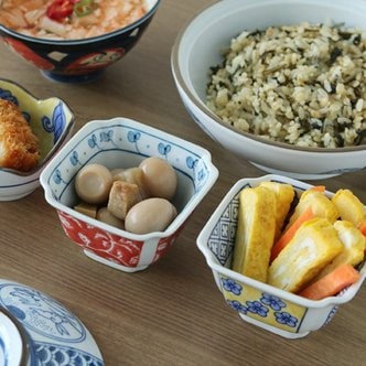 바보사랑 DS-F75일본풍 도자기 찬기 7종 종지 접시 (아사미)