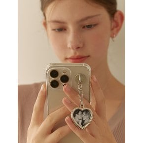 [연말 스페셜 6mm+10mm 진주귀걸이 증정] Heart our pictures phone tok