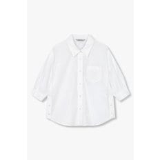 보브 엠브로이더리 하프 슬리브 블라우스(7155260200)