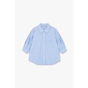 보브 엠브로이더리 하프 슬리브 블라우스(7155260200)