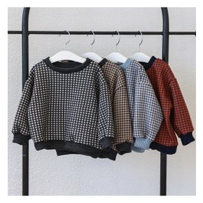 럭셔리체크 유아동기모티셔츠(AW)