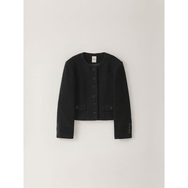 Boucle Button Jacket (2Colors)