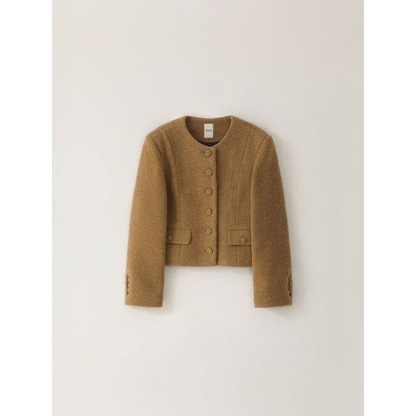 Boucle Button Jacket (2Colors)