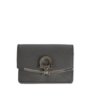[부산점] [페라가모] 24SS (22 D198 DARK GREY 0762995) 여성 카드지갑