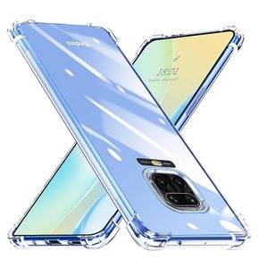 Redmi Note 9S 케이스 클리어 투명 TPU 소프트 충격 저항 경, 박 전