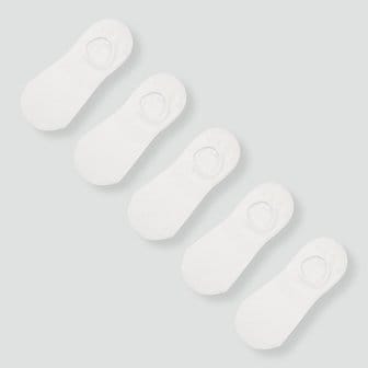 JAJU 여 코튼 하이컷 페이크 삭스 5족 J145903002001