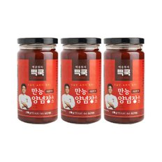 [빽쿡]백종원의 만능양념장소스 매콤한맛 370g x 3개