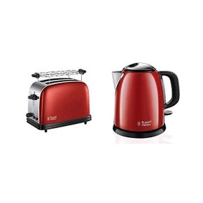 독일 러셀홉스 토스터기 712889 Russell Hobbs Toaster Colours 레드 2 엑스트라 와이드 toast s