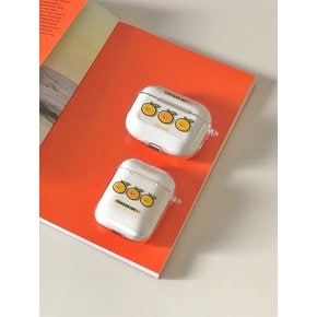 Three tangerines air pods case  (Hard case)