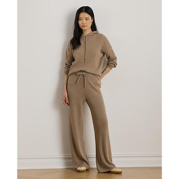 리브 니트 캐시미어 와이드 레그 팬츠(WMLRPNTSBV20321250)