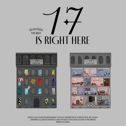 [CD][랜덤]세븐틴 (Seventeen) - Seventeen Best Album [17 Is Right Here] / Seventeen - Seventeen Best Album [17 Is Right Here]  {04/29발매}