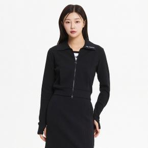 여성 소프트 골지 카라형 투웨이 집업(SLIM FIT) (NBMDE3W812)