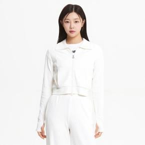 여성 소프트 골지 카라형 투웨이 집업(SLIM FIT) (NBMDE3W812)