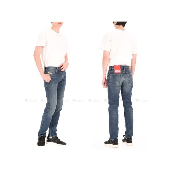레귤러핏 A10229 0DBDU 01 디젤 D-FINITIVE 테이퍼드 데님 진 청바지