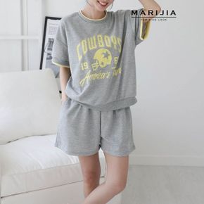 카우 반팔 맨투맨 + 숏팬츠 MSTC11078_P433713047