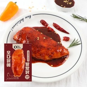 소스 닭가슴살 스팀 냉동 숯불양념매운맛 130g 1팩