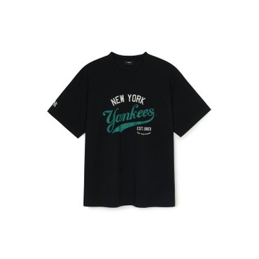 MLB 바시티 빈티지 그래픽 오버핏 기능성 반팔 티셔츠 (3ATSV0553-50BKS)