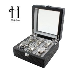 하이덴 하이덴 프리미어  6구 시계보관함 HDbox001-Diamond 명품 시계케이스 6구 다이아몬드 모양 스티치