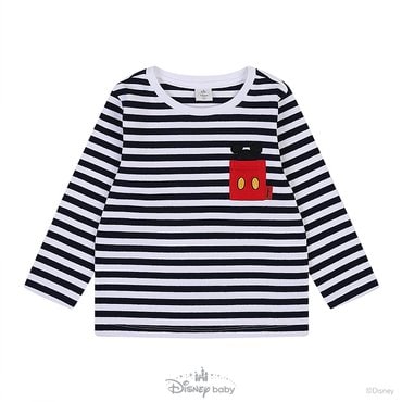 디즈니베이비 [25년 봄신상] 미키베이직티셔츠(NAVY)_79S121001