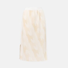 Beige M Signature Jacquard Skirt M211CS2301B