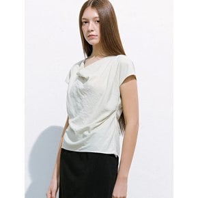Cowl Neck Blouse  Ivory (KE6560M040)