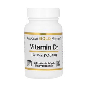 비타민D3 5000IU 125mcg 90소프트젤 피쉬젤라틴 X 3통