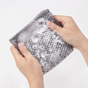 미니멀 그물 메쉬 수세미 30X30cm LM-0872 옷자락 미니멀 포인트