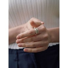 [925 silver] Cinq.silver.206 / fin soar ring