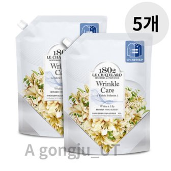  르샤트라 고농축 섬유유연제 화이트릴리 리필1.5L 10p