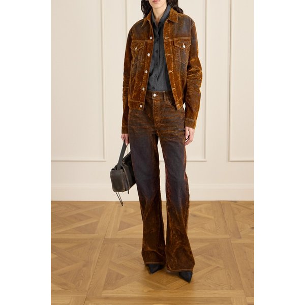 스웨이드 효과 미드라이즈 와이드 진 46376663162975935