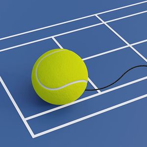 오너클랜 파워샷 테니스 셀프 테니스연습공 세트 리턴볼 2p