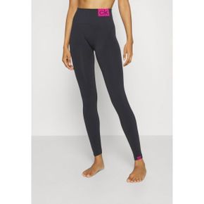 4498475 Calvin Klein WOMAN SEAMLESS - Leggings Stockings black/magenta 75169796