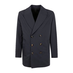 [해외배송] 키레드 테일러드 더블브레스트 샤 블레이저 WSHIAW8101006003 BLUE