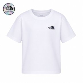 [노스페이스 키즈 공식] 키즈 캠프아웃 반팔 티 NT7US03S_WHT