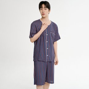 오렌지ST 남성 여름 반팔 레이온 잠옷 세트