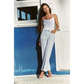 우먼 ZARA 자라 스트랩 폴리아미드 바디수트 - 컬러   화이트 8707439